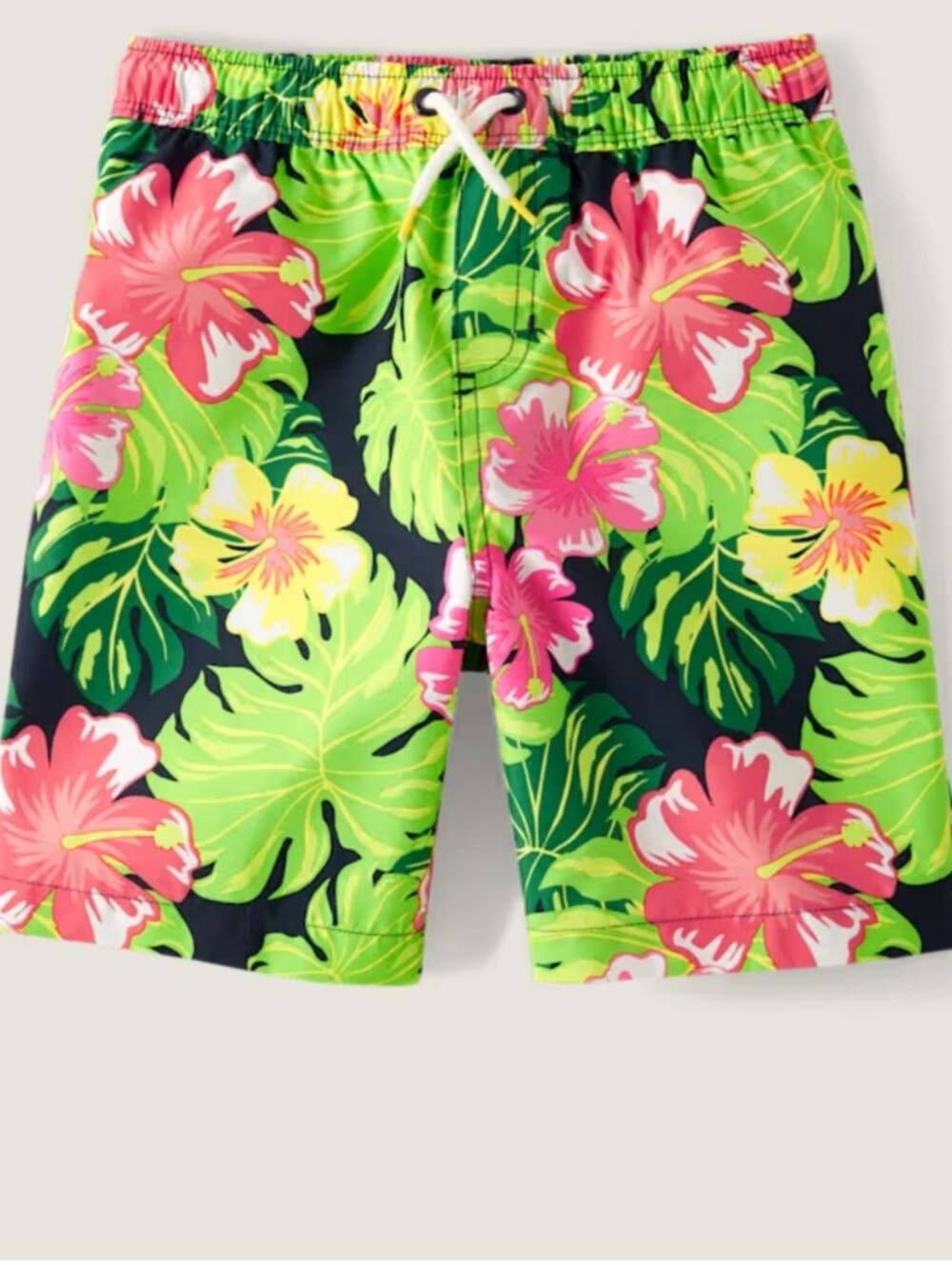 EUC Sz.6 Gymboree Boys Matching Family Tropical Swim Trunks - Aloha - blue